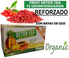 Perdida de Peso Te Detox Piña fruit papaya Detox Tea Weight & Loss with GOJI