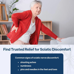 SciatiEase SciatiComfort Spine and Disc Support Supplement Sciatic Nerve Health