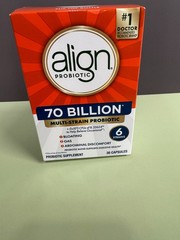Align Probiotic 70 Billion Multi Strain Probiotic – 30 Capsules – EXP 12/2027