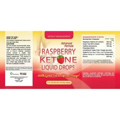Ashwagandha Root Powder Caps Raspberry Ketone Liquid Weight Loss Drops 2 Pack