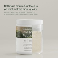 Colla Vita Collagen Peptides Powder Grass-Fed 1 Pound (Pack of 1), Beige