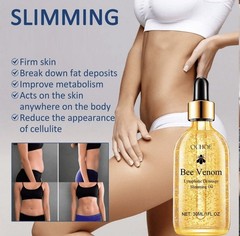 OUHOE 3-PC! Bee Venom Lymphatic Drainage Slimming Oil- Weight Loss & Detox Body!