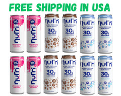 Nurri Protein Shake Variety Pack – Chocolate, Vanilla, Strawberry – 4 Count Each