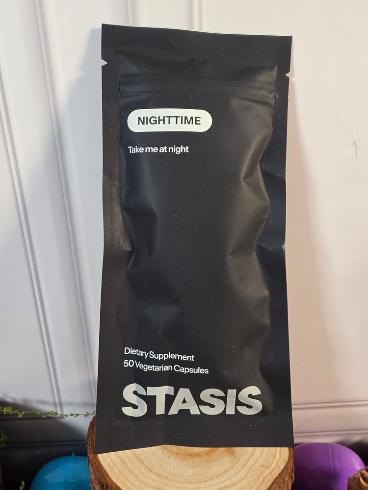 Stasis Nighttime Supplement Natural Flavor Sleep Aid Relaxation Capsules