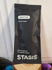 Stasis Nighttime Supplement Natural Flavor Sleep Aid Relaxation Capsules