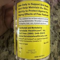 HELIOCARE Advanced Nicotinamide B3 Healthy Skin Vegan Caps – 120 Count (NO BOX)
