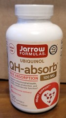 Jarrow Formulas Ubiquinol QH-Absorb Softgels, 100mg, 120ct 8/28+