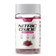 Snap Supplements Nitric Oxide Beet Root Gummies SF, Cherry & Peach, Heart Health