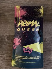 2 packs Primal Queen Beef Organ Supplement for Women 60ct – 1 MONTH SUPPLY!