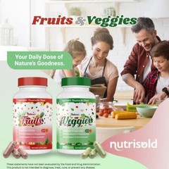 Whole Food Fruits & Vegetables Supplement – Superfood Blend for Energy…05/2028