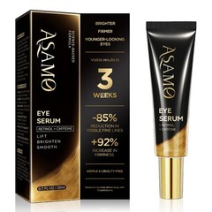 ASAMO Retinol & Vegan Collagen Eye 0.7 Fl Oz (Pack of 1), Whispering Brass
