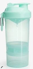 Smartshake Original2Go Shaker Bottle Mint Green 20oz W/ 2 Dry Containers NEW