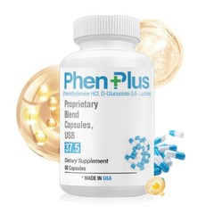 PhenPlus 37.5 Max strenght fat burner appetite suppressant diet pill strong.