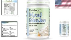 All-in-One 1 lb Vanilla Meal Replacement Shake with 28g Protein & Fiber