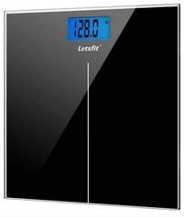 LETSFIT Digital Tempered Glass Scale – Model EB5636H – to 400LB/180Kg