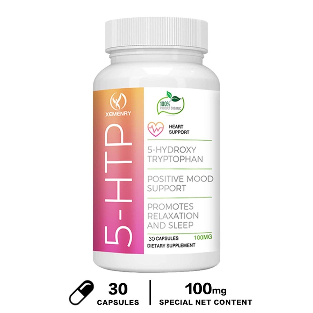 5-HTP (5-hydroxytryptophan) 100mg – Serotonin Support for Sleep Mood and Stress