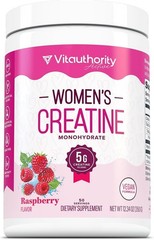 Vitauthority Women’s Micronized Creatine Monohydrate Powder ~ RASPBERRY FLAVOR