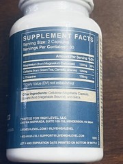 2 NEW High Level FOCUS VEGAN Capsules CAFFEINE L-THEANINE MAGNESIUM Supplement