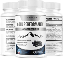 Gold Performance Men Daily Wellness Energy Support Capsules 1 Pack 60Ct
