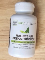 Bioptimizers Magnesium Breakthrough all 7 essential forms – 60 capsules 250mg ea