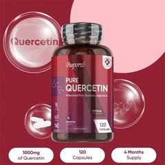 Quercetin 120pcs, Support Cellular Energy,Promotes Heart & Cardiovascular Health