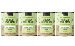 4 x Nutra Organics Chicken Bone Broth Garden Herb 125g Immune Gut Wellbeing