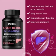 Vegetarian Capsules – Liver Cleanse, Detox and Repair Milk Thistle Supplement