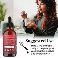 Cayenne Pepper Supplement Liquid Drops + Hawthorn Berry, Vitamin D3 K2 Beet Root