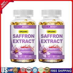 Saffron Extract 240 Softgel – Weight Loss Appetite Suppressant Saffron Capsules