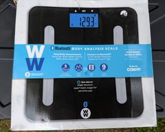 Conair Body Analysis Scale Digital Bathroom Scale BMI Body Fat Water Muscle
