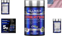 Micronized Creatine Monohydrate 3.53 Oz – Fast Absorption & Easy Mixing Formula