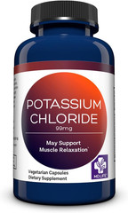 MD Life Potassium Chloride Supplement – Third Party Lab Tested – 99Mg 90 Count –