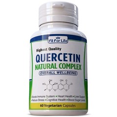 Quercetin 5 Key Herb Complex Organic Supplement Pills 1000mg 60 Veggie Capsules
