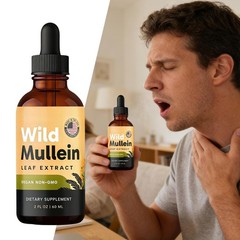 RESPICLEAR All-Natural Mullein Drops formulated with Ginger & Lemon For Lung Cle
