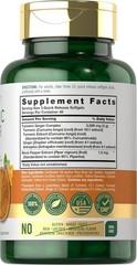 Tumeric Curcumin Max Potency and Ginger Complex 3000 Mg, 120 Softgels by Carlyle