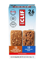 CLIF BAR Energy Bar, Variety Pack, 2.4 oz, 26-count