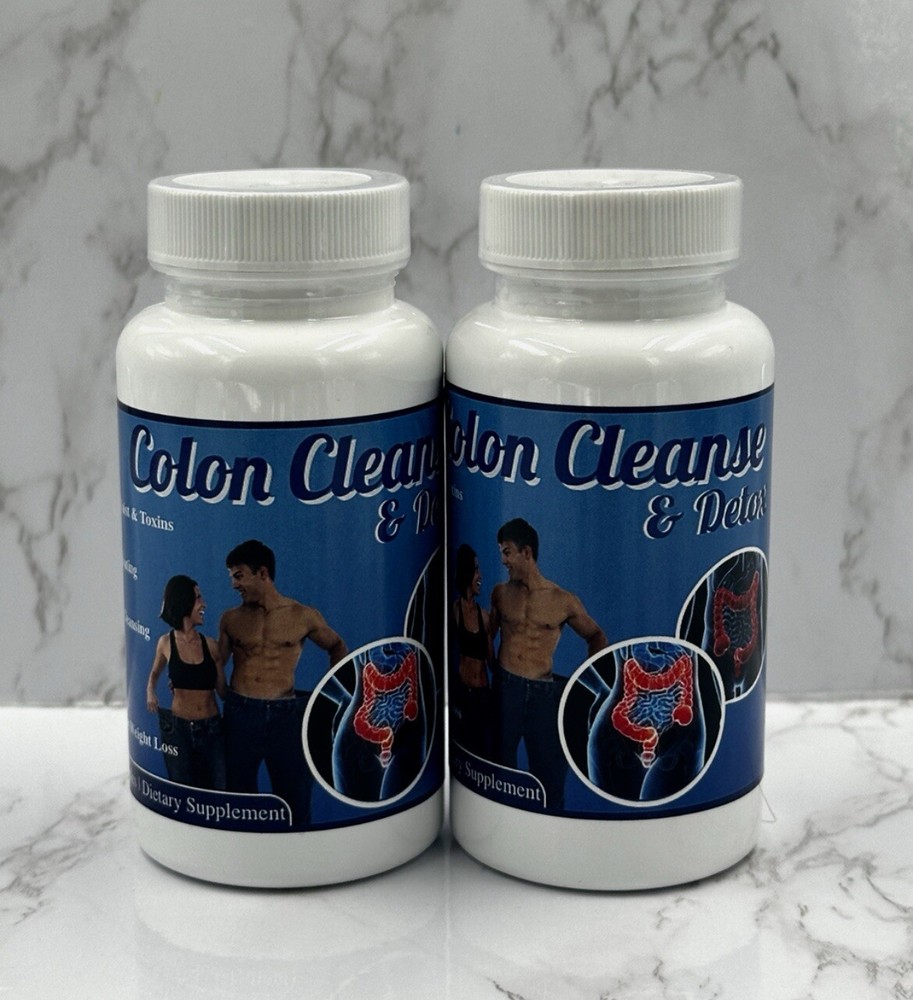 2 Detox Colon & Body Cleanse Digestive Cleansing Diet Weight Loss Remove Toxins