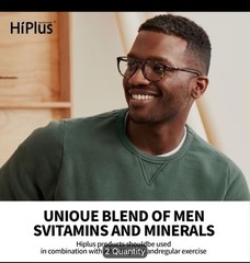 2 Packs HíPlus Men’s Daily & Multi Mineral For Energy Focus 90counts