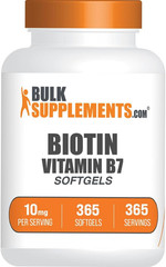 .Com Biotin 10000Mcg Softgels – Vitamin B7, Biotin Vitamins for Hair, Skin an…