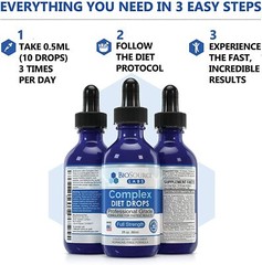 Complex Diet Drops – Natural Weight Management Drops 2 oz – Pack of 6