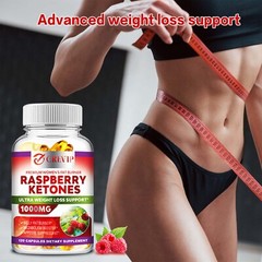 120pcs Raspberry Ketones – Weight Loss, Support Metabolism and Energy Levels