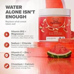 Watermelon Rosabella Electrolyte Drink Powder For Fast Hydration Drink 5.6oz