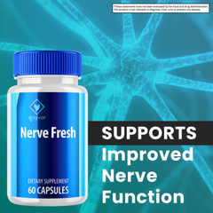 Nerve Fresh Advanced Nerve Support Formula Maximum Strength Vitamin 300 Capsules