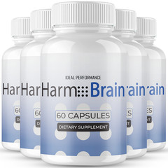 Harmobrain Capsules, Official Harmo Brain Supplement for Brain Health (5 Pack)