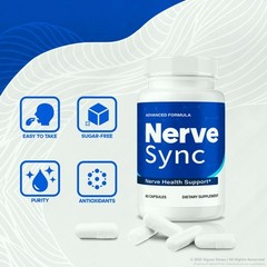 Nerve Sync Capsules, NerveSync Support Formula for Nerve Health 60ct