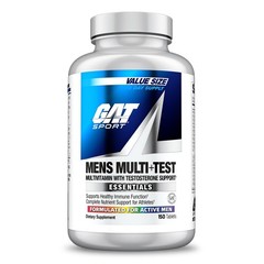 Multivitamin Tablets Men s Multi + Test Premium 150 Count GAT SPORT Mens