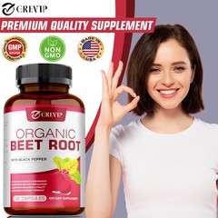 Beet Root 240pcs – Beetroot Powder Supports Blood Pressure, Immune System,