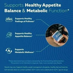 2PACKS GLP – Activate: Hunger & MetabolismSupport- Supports metabolic functions