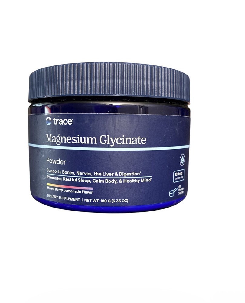 Magnesium Glycinate Powder, Mixed Berry Lemonade, 6.35 oz (180 g)