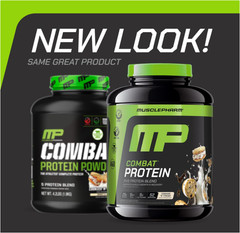 MusclePharm Combat Protein Powder, Cookies ‘N’ Cream, 4 lb, 52 Servings